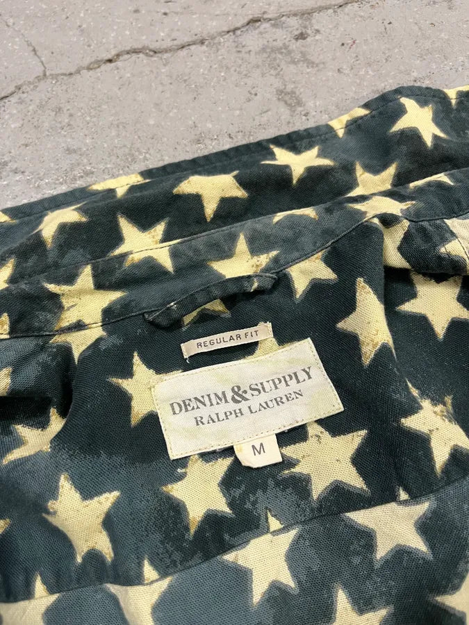2010s Ralph Lauren Bue Star Print Shirt yJXvgLo 9