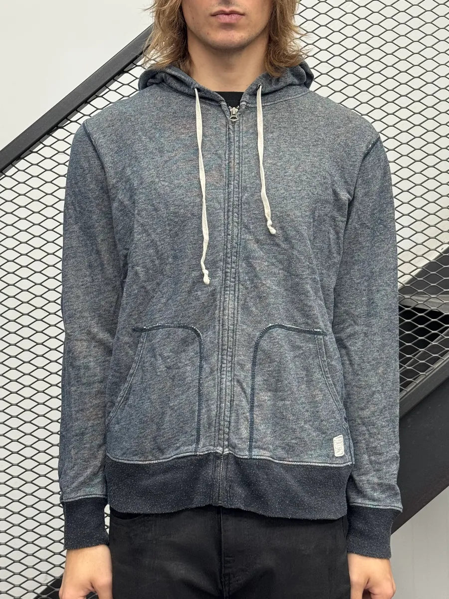 2010s Ralph Lauren Charcoal American Flag Zip-up Hoodie RvfotGw 1
