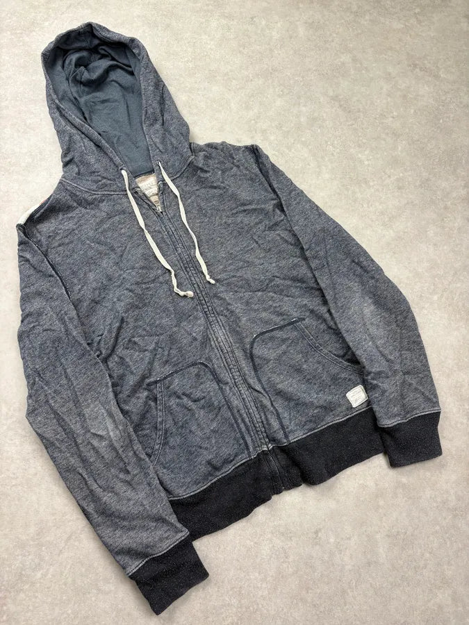 2010s Ralph Lauren Charcoal American Flag Zip-up Hoodie RvfotGw 4