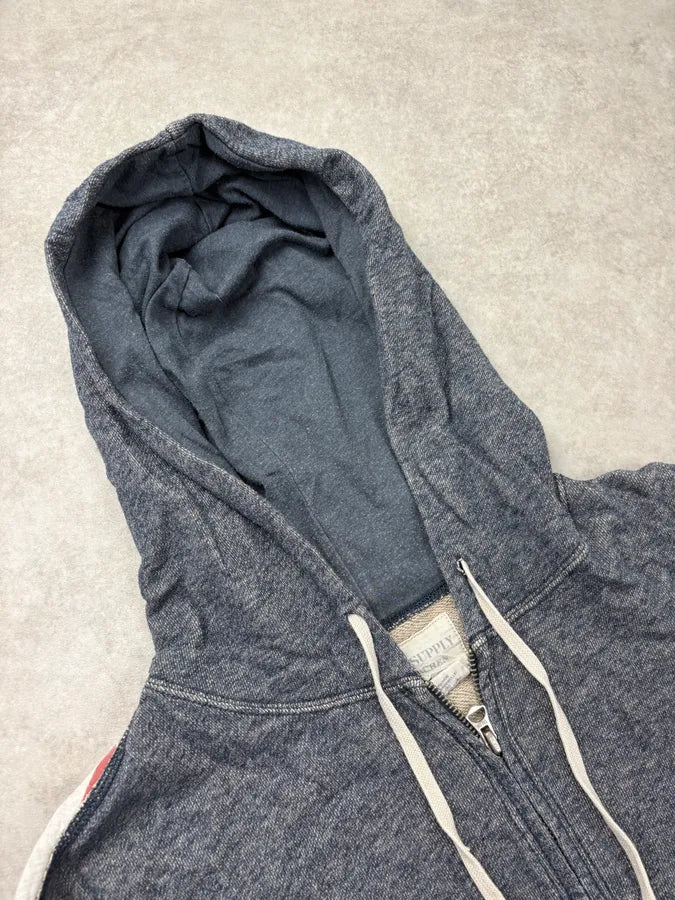 2010s Ralph Lauren Charcoal American Flag Zip-up Hoodie RvfotGw 5