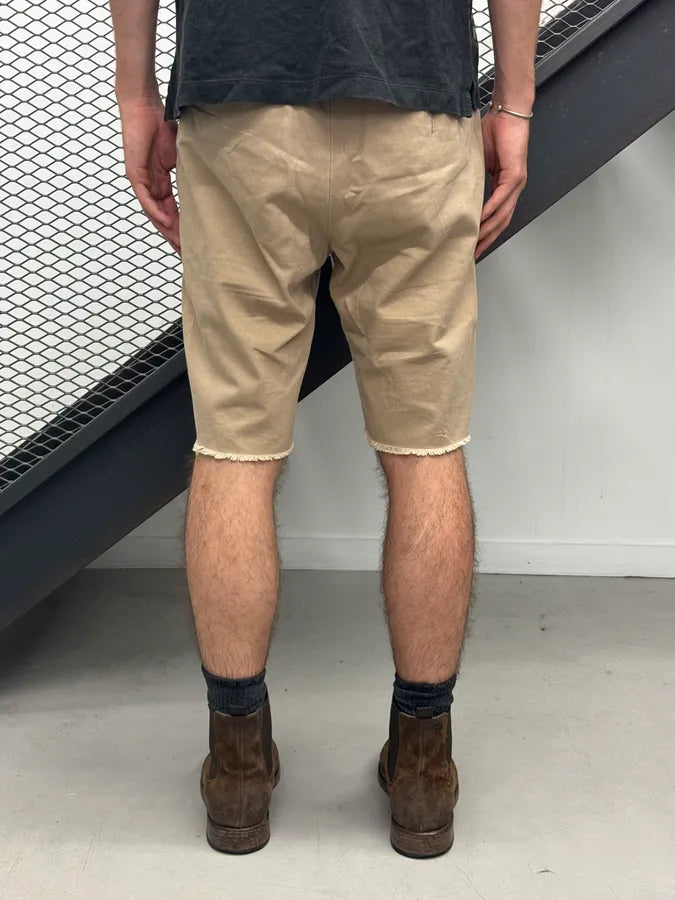 2010s Ralph Lauren Denim & Supply American Flag Distressed Beige Shorts yrTTeev 2