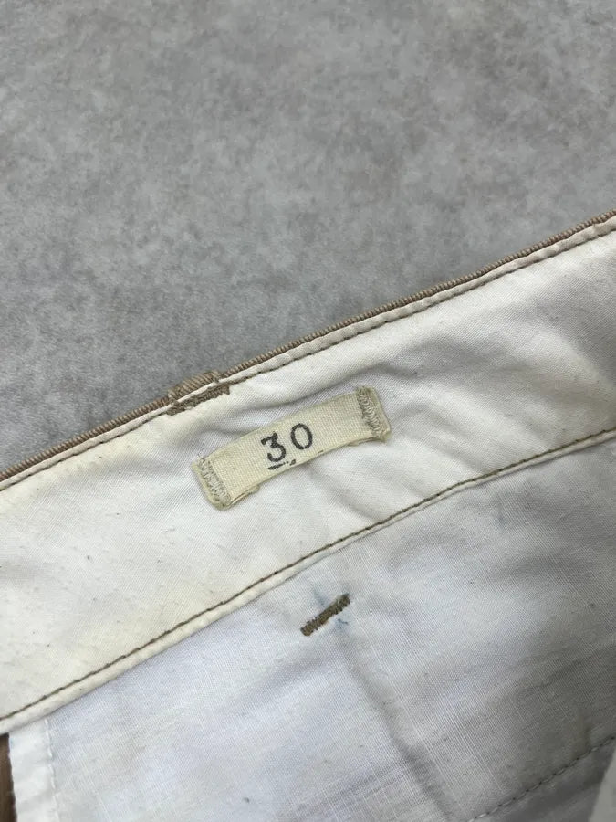 2010s Ralph Lauren Denim & Supply American Flag Distressed Beige Shorts yrTTeev 9