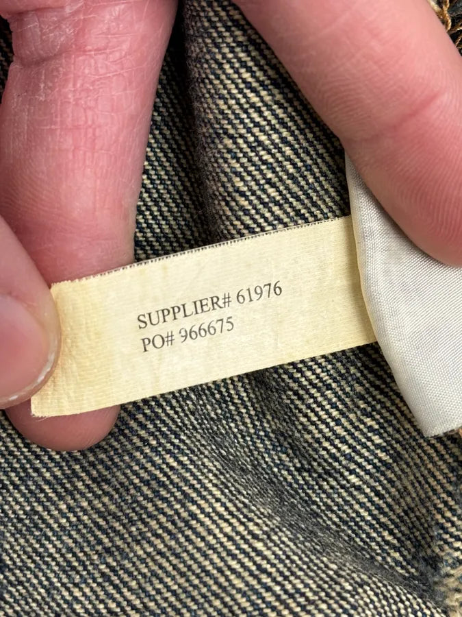 2010s Ralph Lauren Denim Supply Blue Distressed Denim Jacket nHeKTAb 12