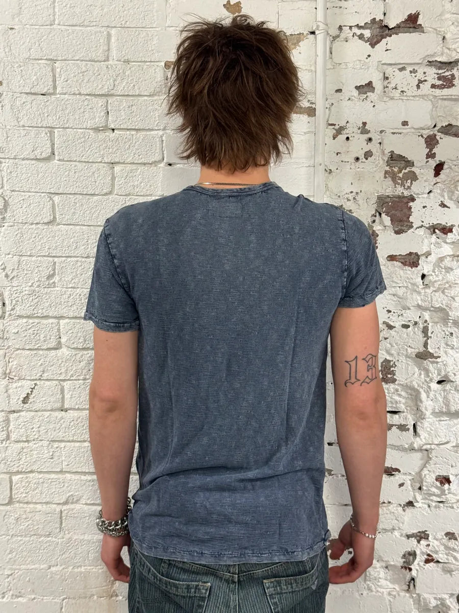 2010s Ralph Lauren Denim Supply Eagle Navy T-Shirt orzjTMk 2