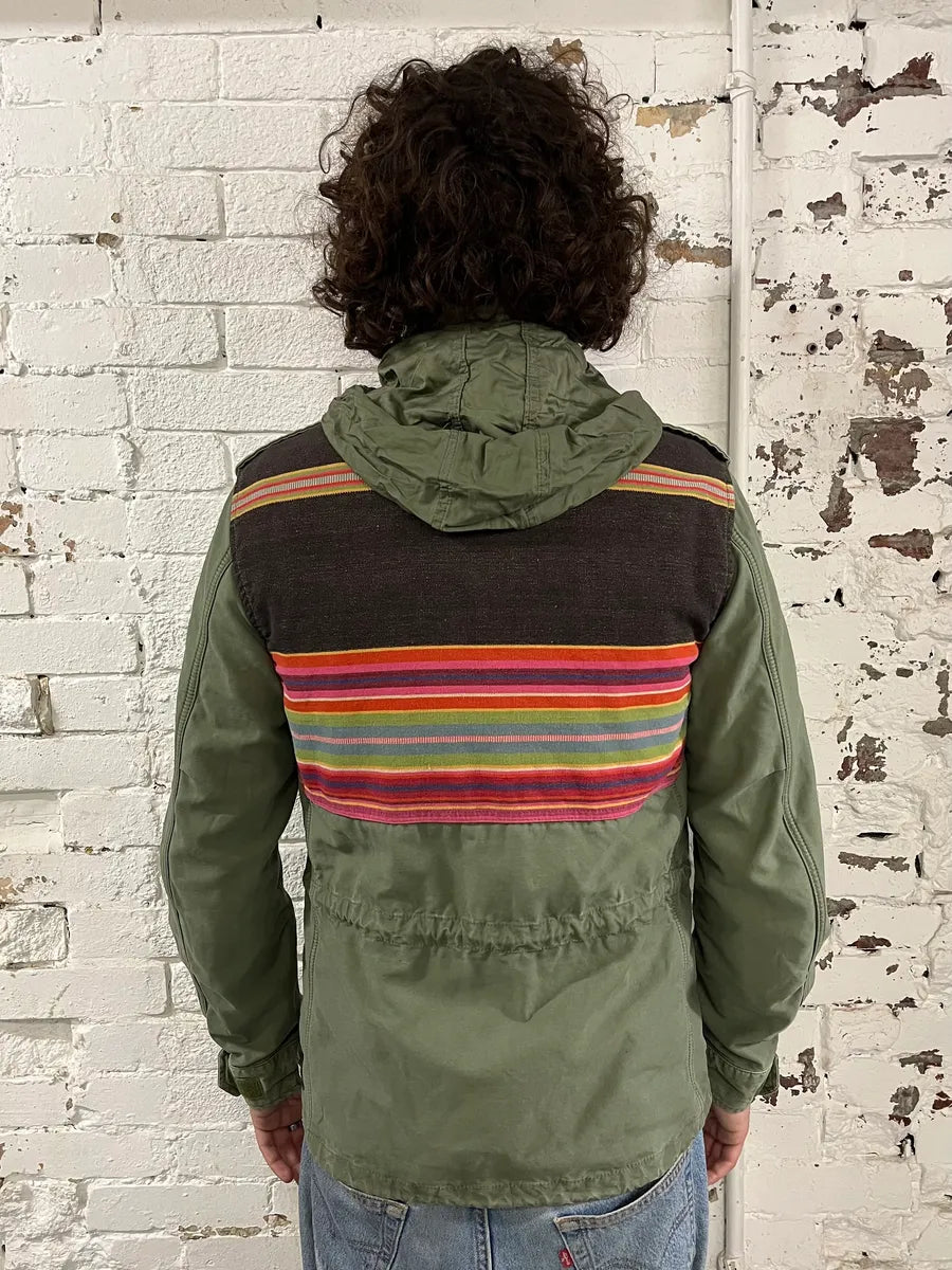 2010s Ralph Lauren Denim Supply Military Khaki Parka Cargo Jacket szjLmGY 2