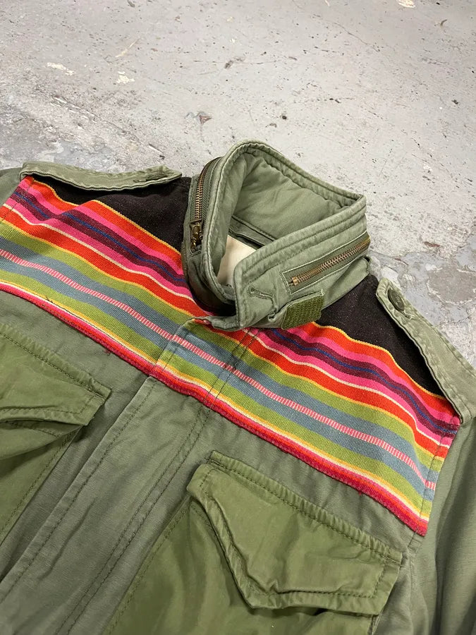 2010s Ralph Lauren Denim Supply Military Khaki Parka Cargo Jacket szjLmGY 4