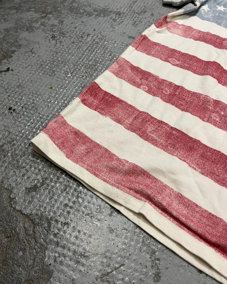 2010s Ralph Lauren Faded White USA Flag T-Shirt  dwUrsUw 6