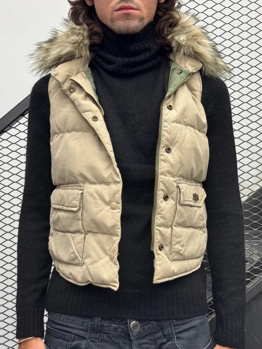 2010s Ralph Lauren Fur Sleevless Vest NZkmhzL 1