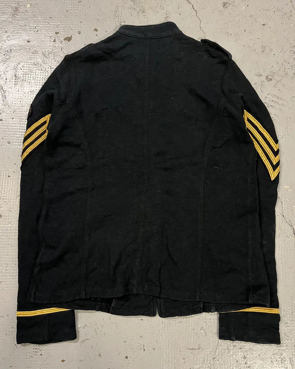 2010s Ralph Lauren Gold Buttons Officer Black Jacket  gzuDuwz 7