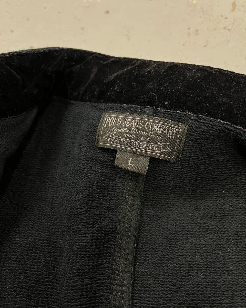 2010s Ralph Lauren Gold Buttons Officer Black Jacket  gzuDuwz 9