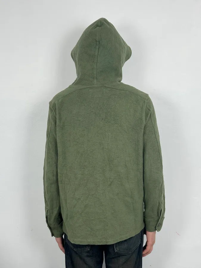 2010s Ralph Lauren Green Hooded Buttoned Jacket EIwmLGN 1