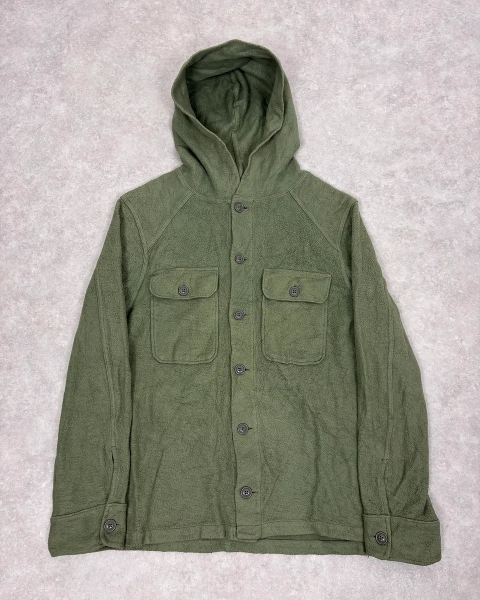 2010s Ralph Lauren Green Hooded Buttoned Jacket EIwmLGN 2