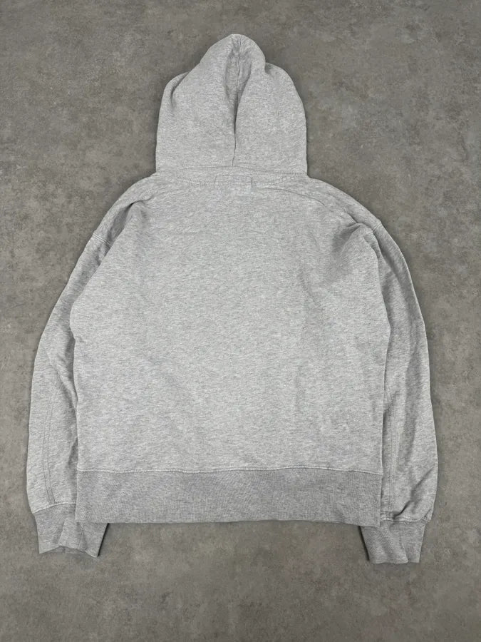 2010s Ralph Lauren Grey Distressed USA Flag Hoodie EuRxUYM 3