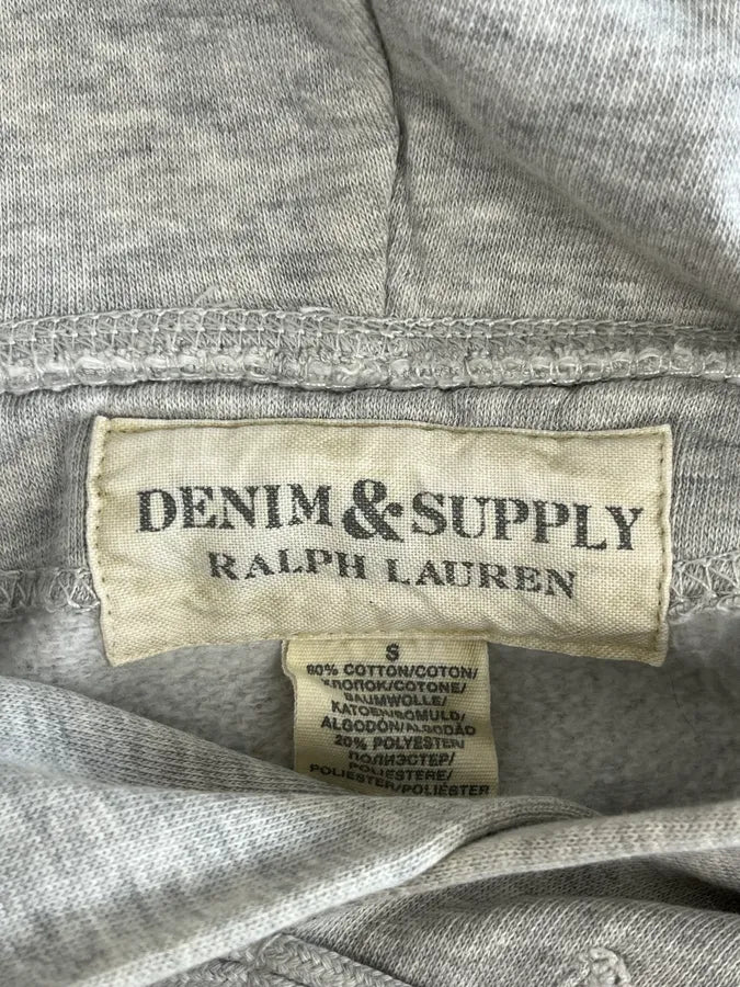 2010s Ralph Lauren Grey USA Flag Hoodie Sweater MzINnlO 8