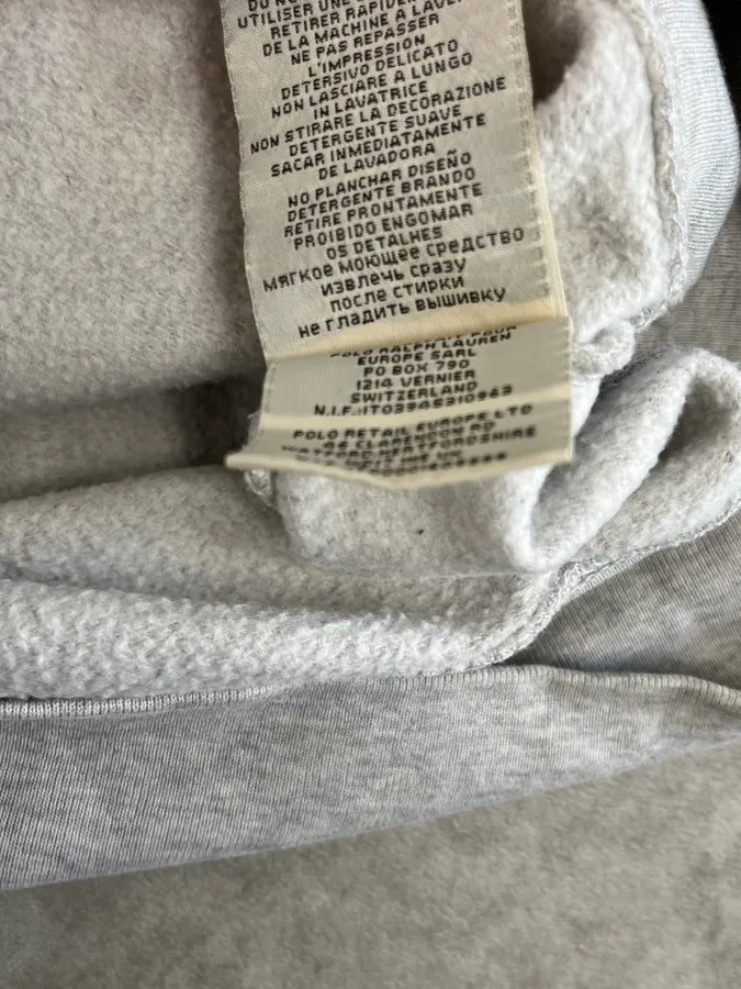 2010s Ralph Lauren Grey USA Flag Hoodie Sweater MzINnlO 7