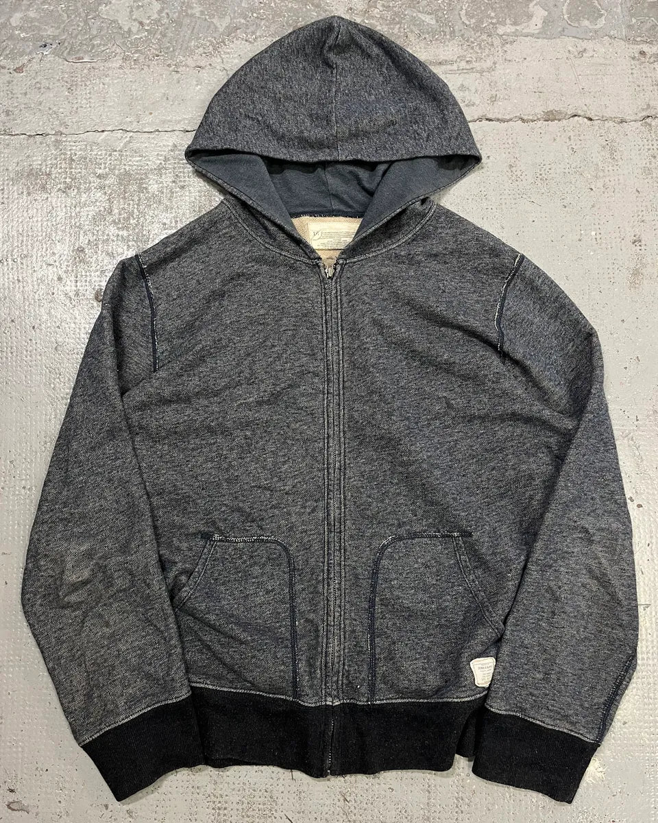 2010s Ralph Lauren Grey USA Flag Zip-up Hoodie xCpCXVU 1