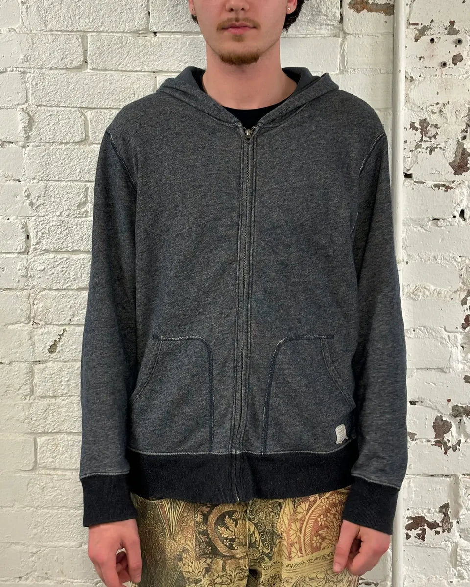 2010s Ralph Lauren Grey USA Flag Zip-up Hoodie xCpCXVU 2
