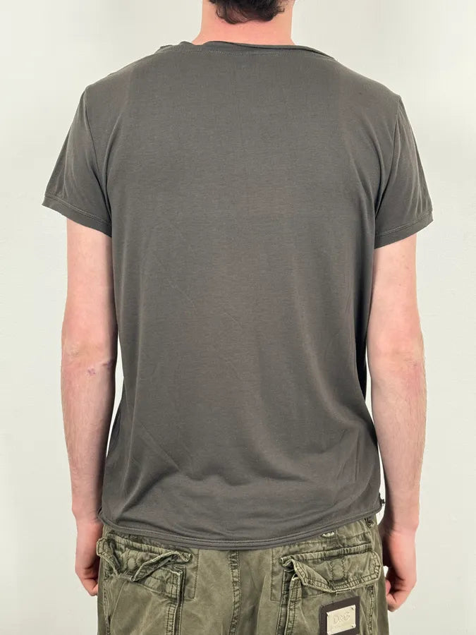 2010s Ralph Lauren Leopard Charcoal Grey Cotton T-Shirt  AUfBTTG 2