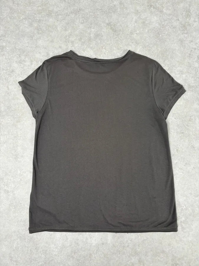 2010s Ralph Lauren Leopard Charcoal Grey Cotton T-Shirt  AUfBTTG 4