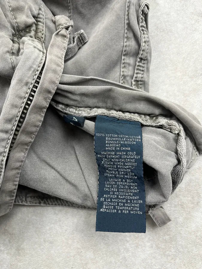 2010s Ralph Lauren Multi-Pockets Grey Military Cargo Pants plrxnWp 10