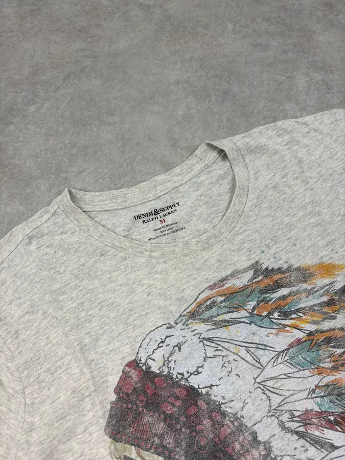 2010s Ralph Lauren Native American Skull T-Shirt xZFUzDT 4