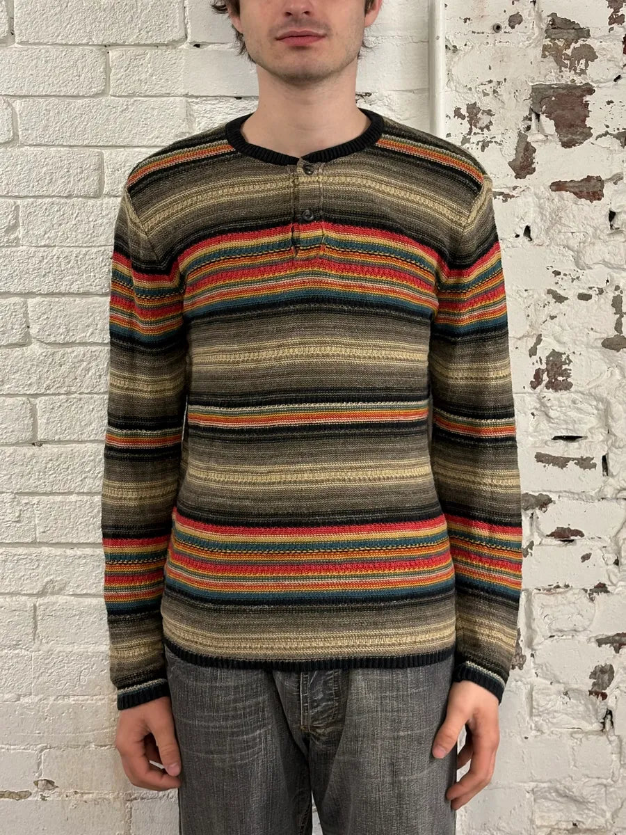 2010s Ralph Lauren Native Multicolor Striped Sweater jmPSNEv 1