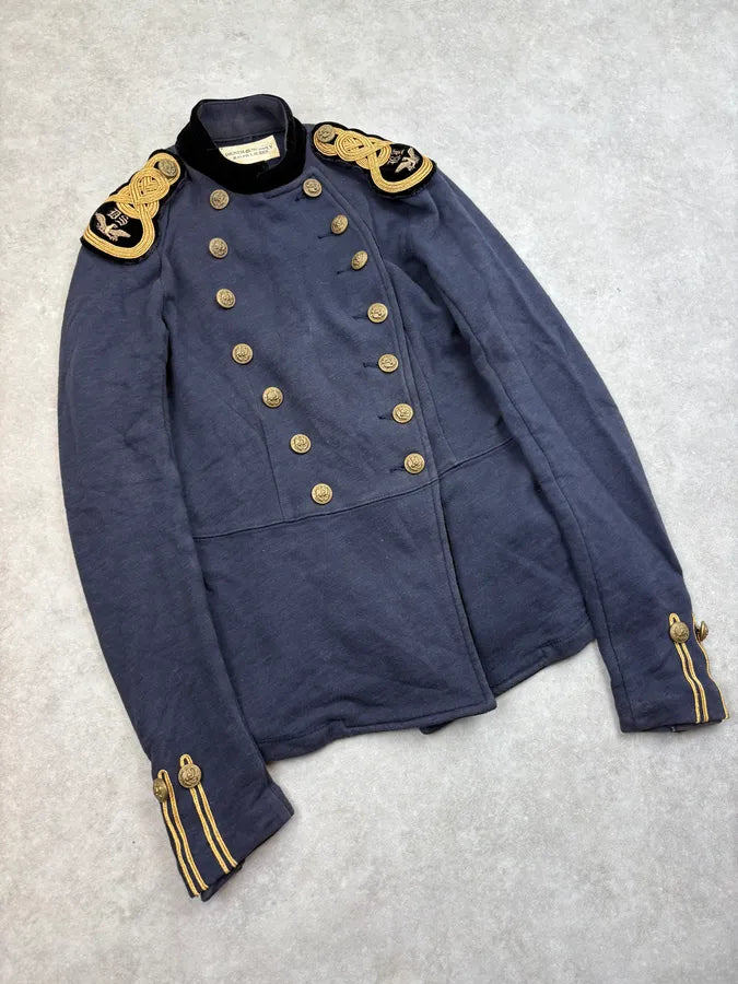 2010s Ralph Lauren Navy Double-Breasted Officer Blazer Jacket nAlkPsJ 3
