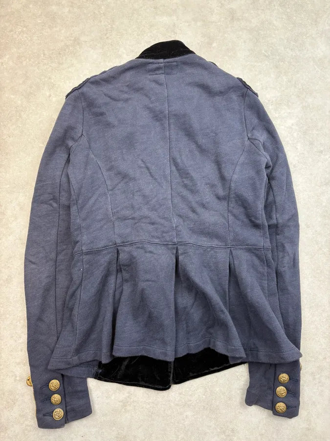 2010s Ralph Lauren Navy Double-Breasted Officer Blazer Jacket nAlkPsJ 5