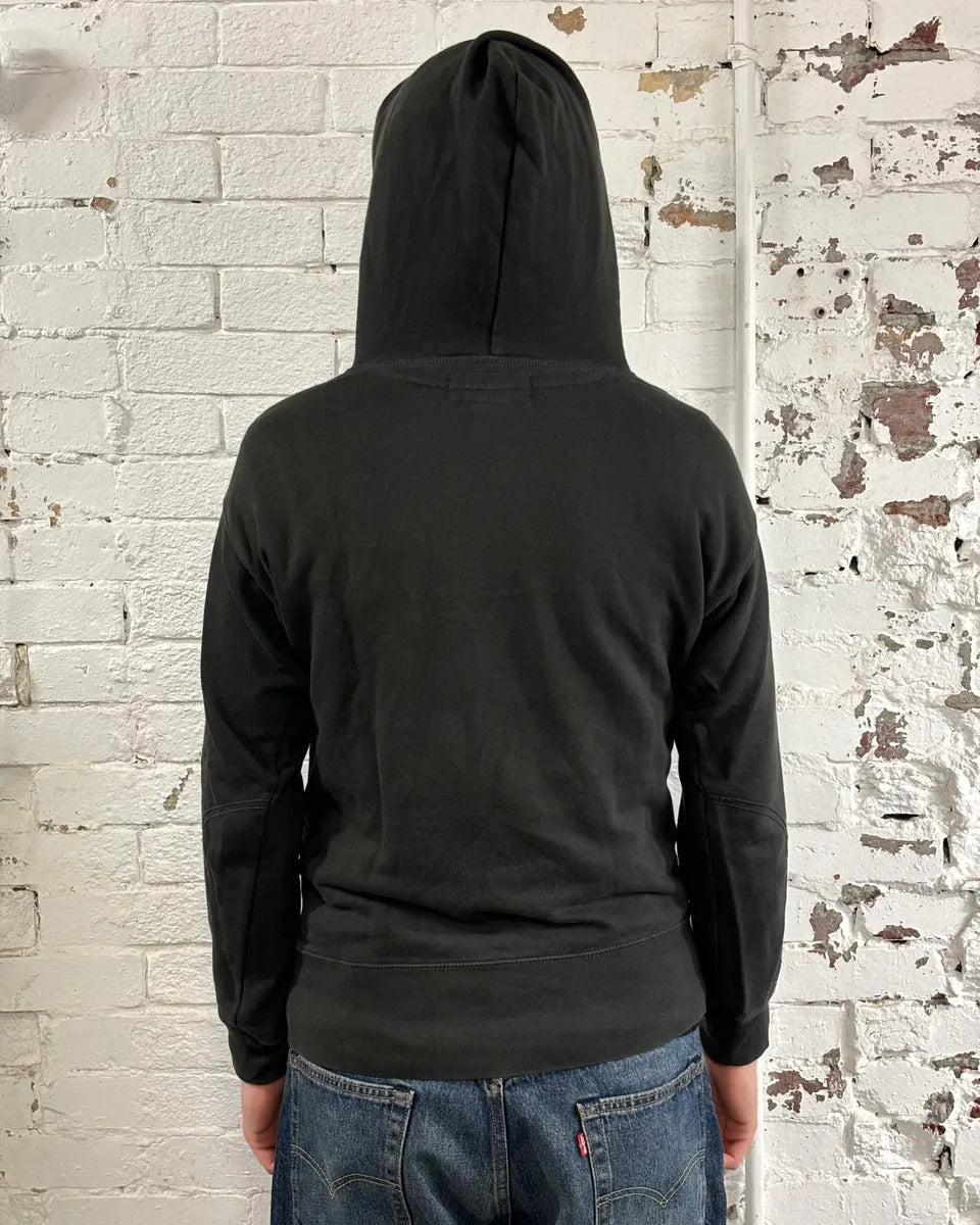 2010s Ralph Lauren Olive Distressed American Flag Hoodie mpolMqj 2