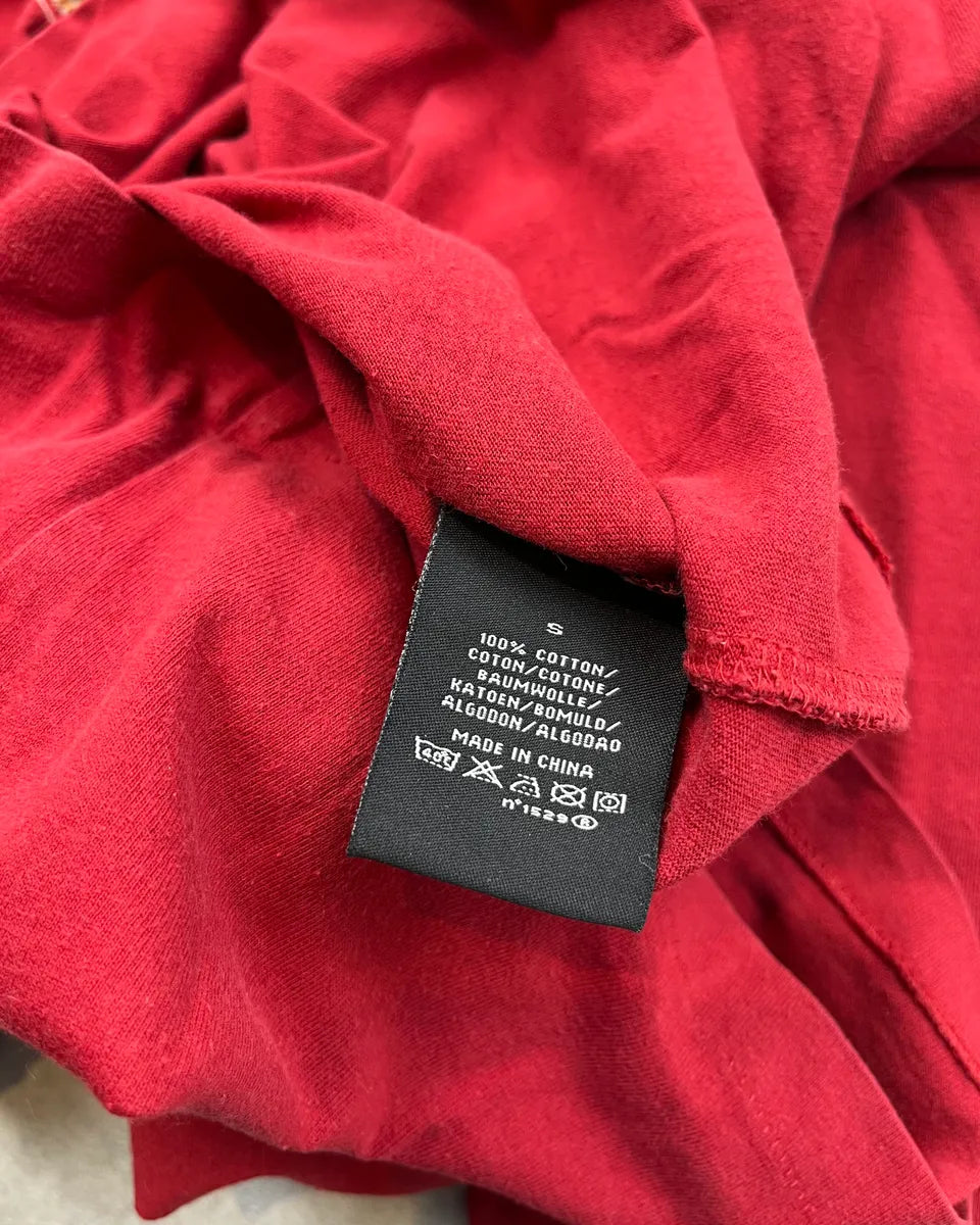 2010s Ralph Lauren Red 67 Embroidered Longsleeve T-Shirt AhLKsGL 10