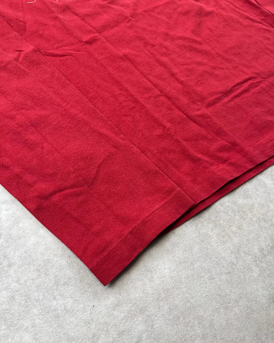 2010s Ralph Lauren Red 67 Embroidered Longsleeve T-Shirt AhLKsGL 6