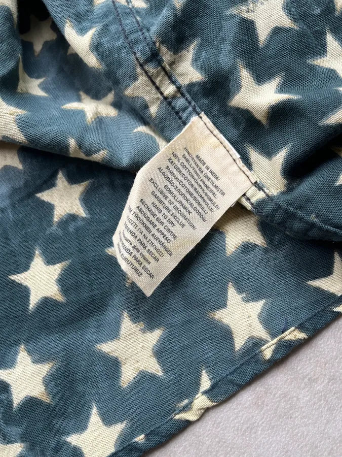 2010s Ralph Lauren Stars Blue Shirt uHlPKPb 10