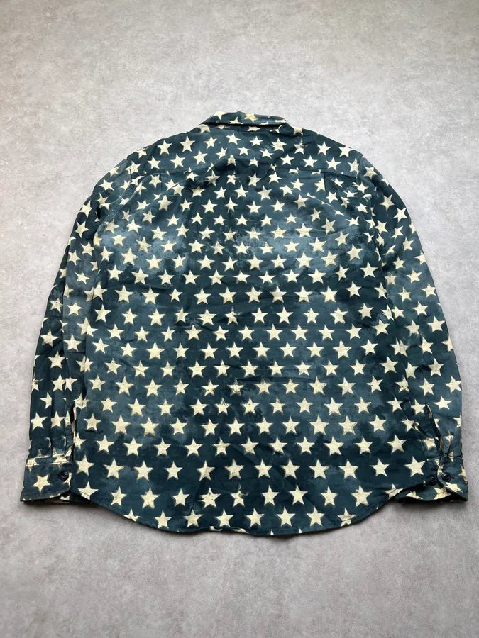 2010s Ralph Lauren Stars Blue Shirt uHlPKPb 6