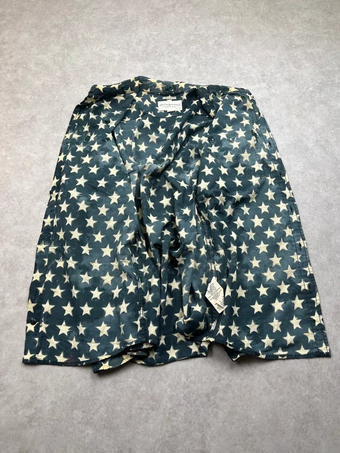 2010s Ralph Lauren Stars Blue Shirt uHlPKPb 8