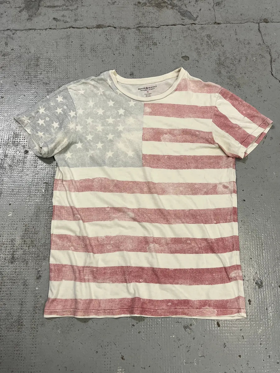 2010s Ralph Lauren USA Flag T-Shirt EOxtIYa 0