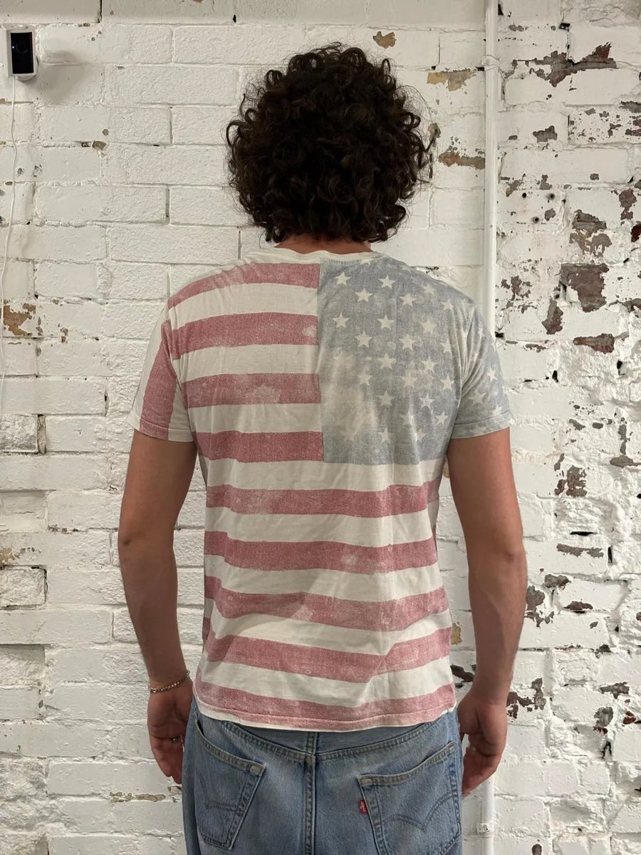 2010s Ralph Lauren USA Flag T-Shirt EOxtIYa 3
