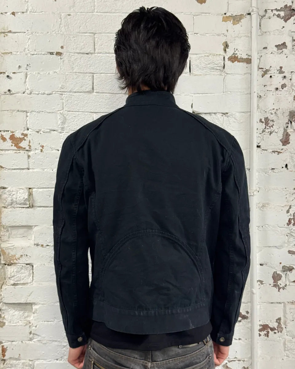 2010s Richmond Black Denim UK Flag Effect Jacket gCNmQIB 2