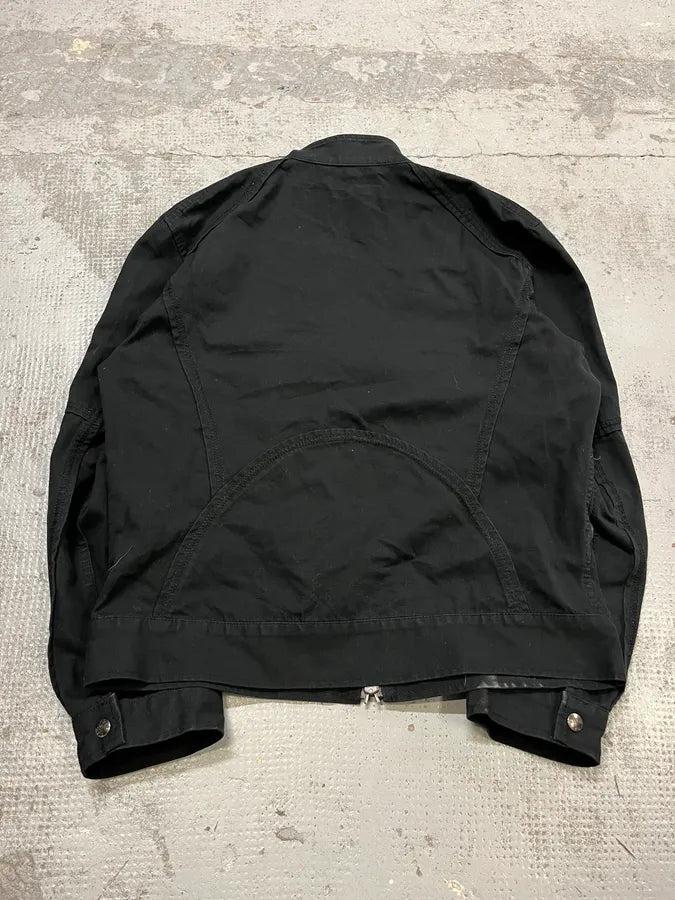 2010s Richmond Black Denim UK Flag Effect Jacket gCNmQIB 4