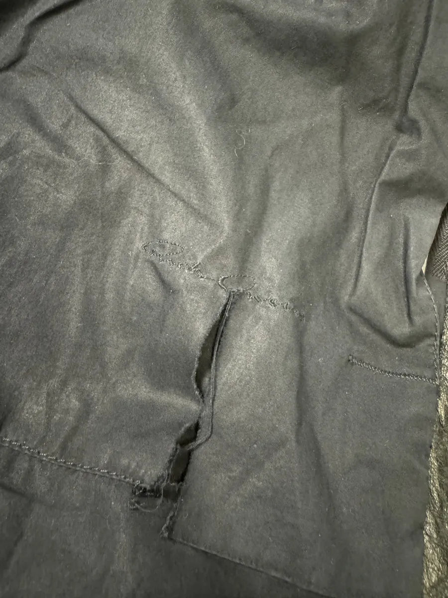 2010s Rick Owens Asymmetrical Avant-Garde Black Leather Jacket BSiuCne 11