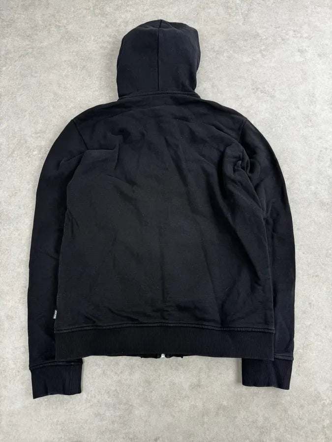 AW2017 Roberto Cavalli Black Avant-Garde Zip-up Hoodie BerHRZH 3