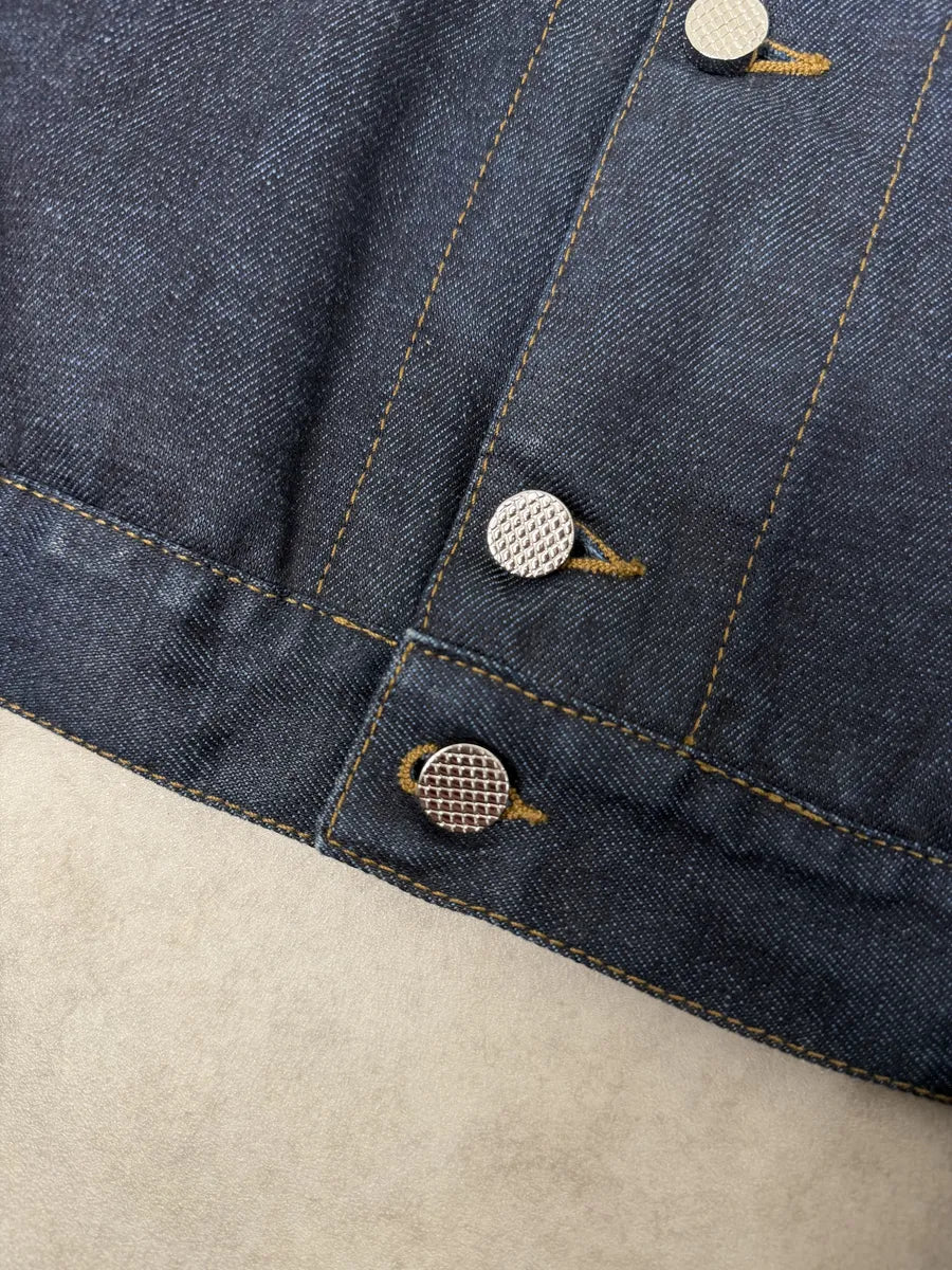 2010s Roberto Cavalli Brut Denim & Leather Premium Jacket wWwrszw 9