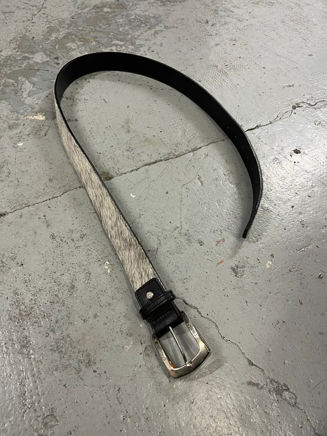 2010s Roberto Cavalli Fur Leather Belt gVAJUYK 0