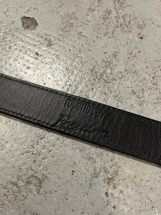 2010s Roberto Cavalli Fur Leather Belt gVAJUYK 7