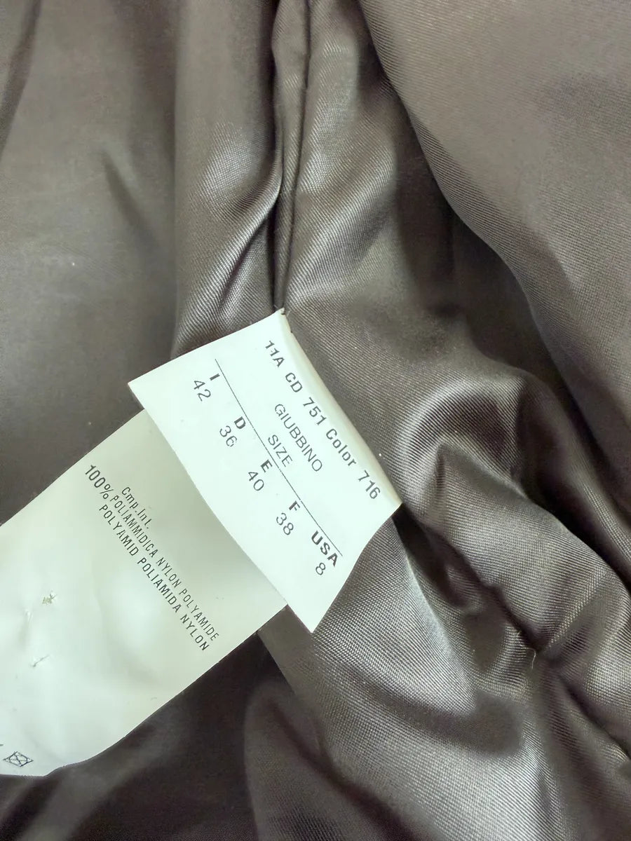 2010s Roberto Cavalli Gradient Leather Bomber Jacket with Faux Fur Collar zUjPnfa 8