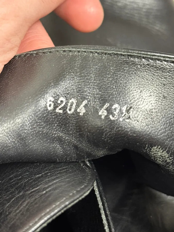 2010s Roberto Cavalli Premium Black Leather Boots NyrMIho 7