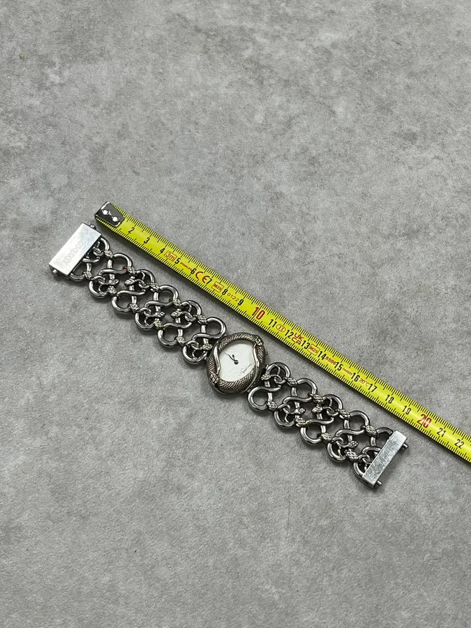 2010s Roberto Cavalli Snake Grey Avant-Garde Watch YeFEQMn 7