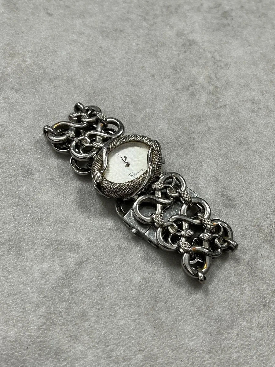 2010s Roberto Cavalli Snake Grey Avant-Garde Watch YeFEQMn 1