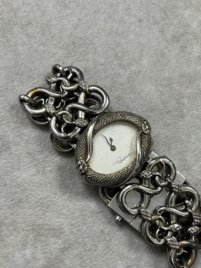 2010s Roberto Cavalli Snake Grey Avant-Garde Watch YeFEQMn 4