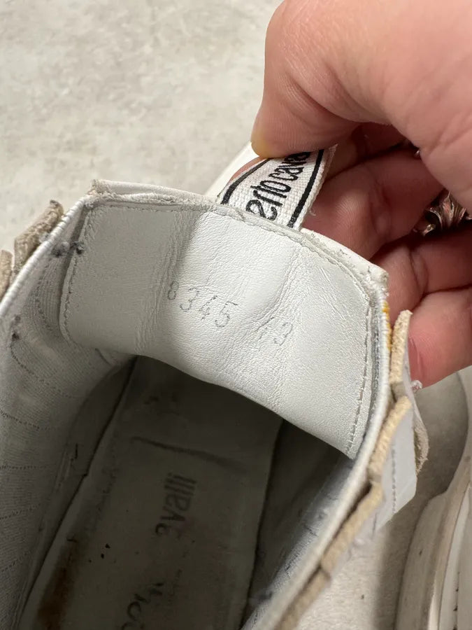 2010s Roberto Cavalli White Avant-Garde Leather Boots HdLQGkz 6