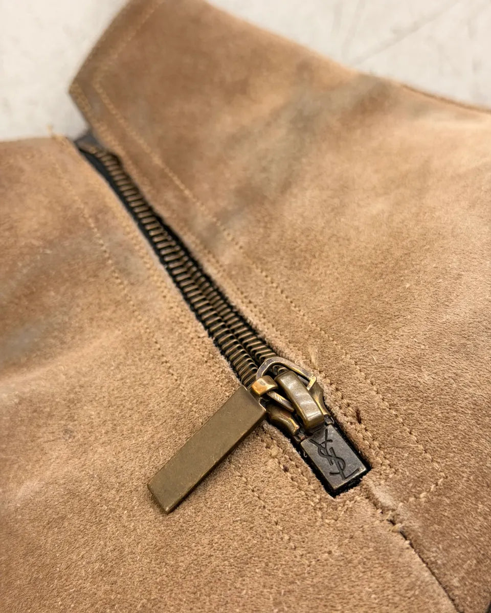 2010s Saint Laurent Beige Suede Chelsea Boots LoWUBjW 6